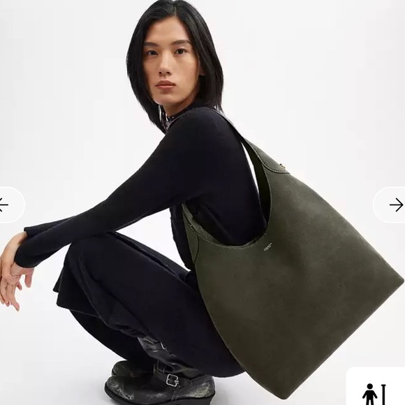 Coach Brooklyn Shoulder Bag in Brass Olive - Picture 3 of 8